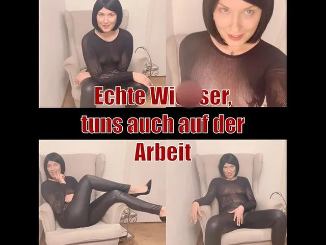Echte Wichser tuns auch auf der Arbeit!