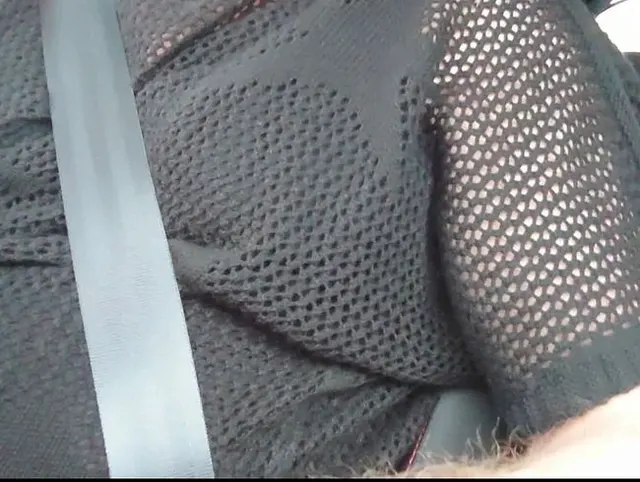 Süßes Genital im Auto