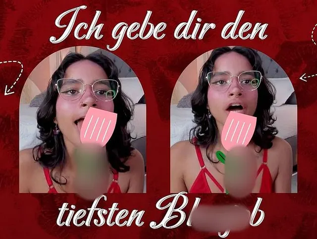 Dein Schwanz ganz in meiner Kehle - Kein Ton