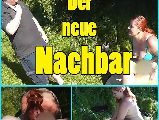 Mein neuer Nachbar fickt mich! Outdoor