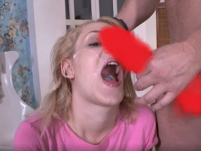 Dp mein Teen mit großen Titten - super Cumshot in den Mund (Teil 5)