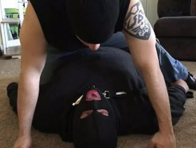 SPIT -- Alpha jock uses beta bitch's mouth like spittoon