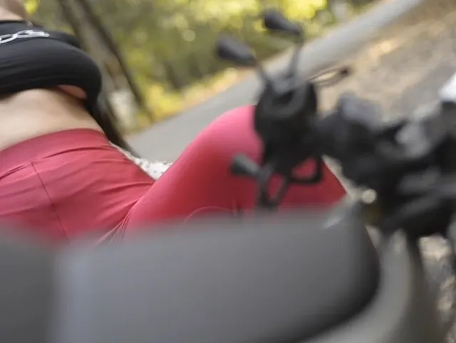 Brüste und Fahrrad