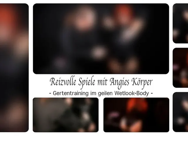 Reizvolle Spiele mit Angies Körper - Gertentraining im geilen Wetlook-Body?