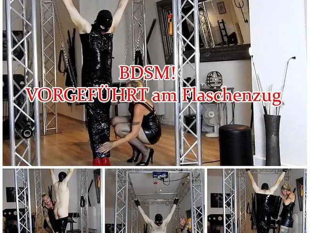 Vorgeführt am Flaschenzug! BDSM