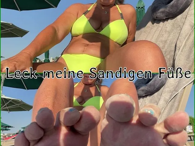 Leck meine Sandigen Füße ab