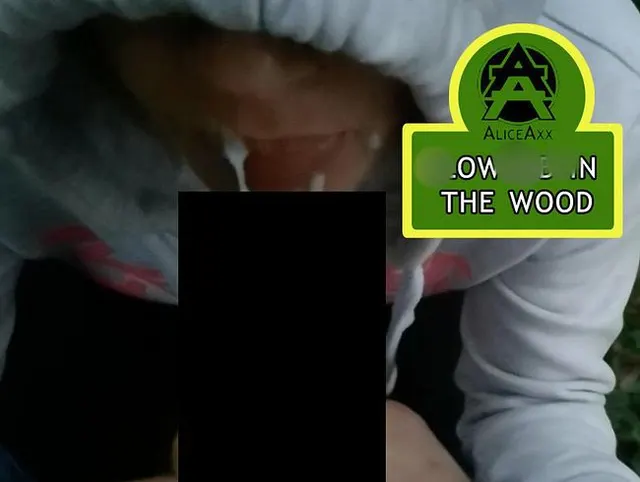 Blowjob im Wald