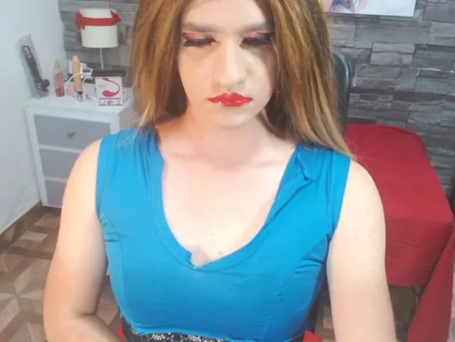 Meine blauen Dessous machen mich sehr an