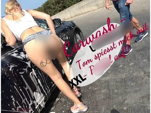 Carwash-USERDATE!! Tom spiesst mich mit XX-Prügel auf!!