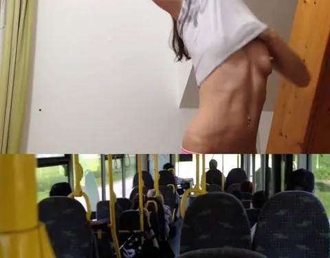 "ALT leer gelutscht & Im Autobus gefingert
