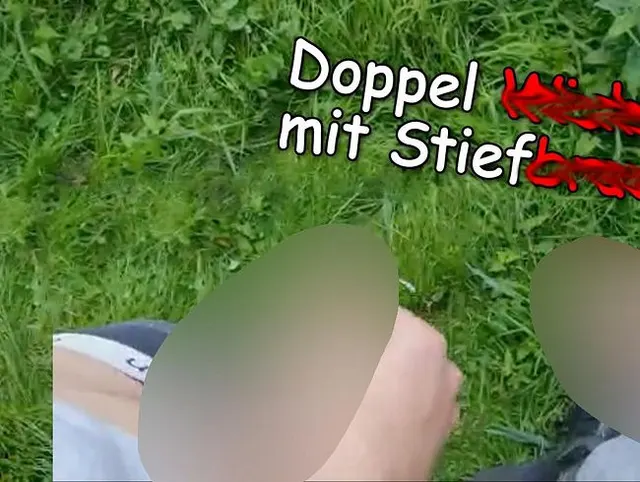 Mit meinem Stiefbruder Outdoor gewichst
