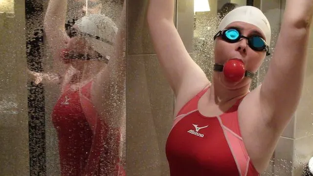 Big ball gagged and wet bonded