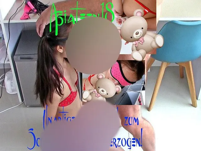 Unartiges Teenygirl zum Schwanzschlucken erzogen!