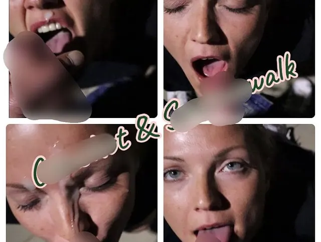 MEGA CUMSHOT!!! Gesichtsbesamung und Cumwalk