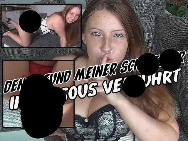 Den Freund meiner Schwester in Dessous verführt!
