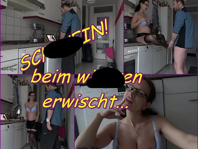 Beim Wichsen erwischt! SCHWEIN!