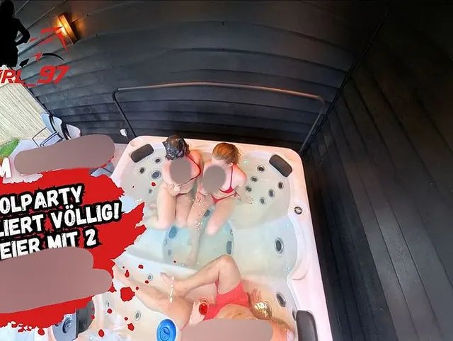 Teens lassen nicht nur die Korken knallen! Einer vollen Teen Pussy mit geilem Sperma!