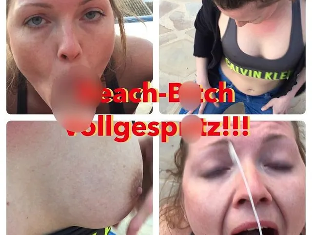 Beach-Bitch VOLLGESPRITZT