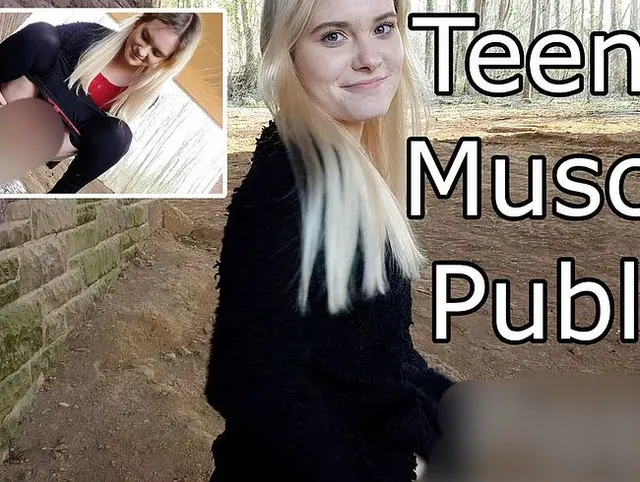 Teenie Muschi Public Piss!