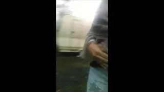 Auf dem Wohnmobilparkplatz GEPISST!