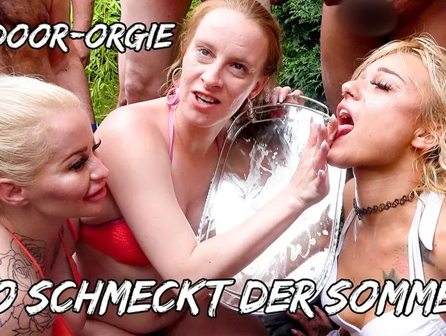3 SOMMERLÖCHER OUTDOOR SPERMAORGIE SO SCHMECKT DER SOMMER!!!