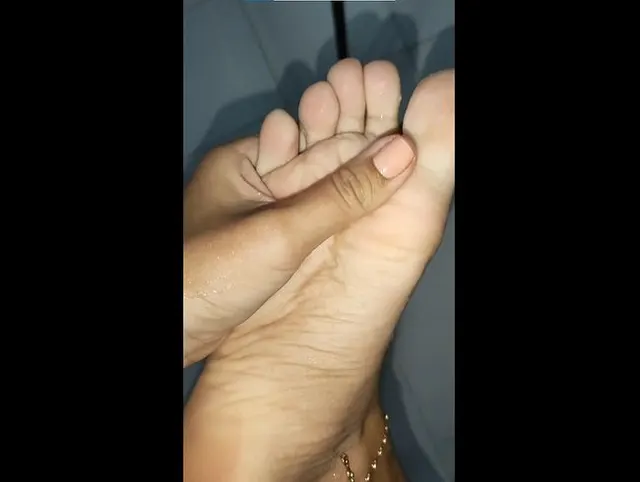 Meine Füße unter der Dusche