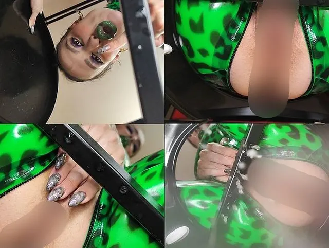 Latexgöttin pisst und furzt dir ins Gesicht, erbärmlicher Toilettensklave