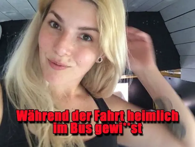 Während der Fahrt HEIMLICH im Bus GEWICHST