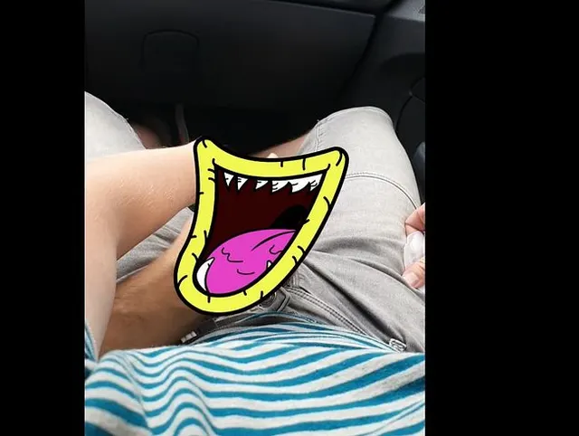 Während Autofahrt werde ich geil abgewixxt