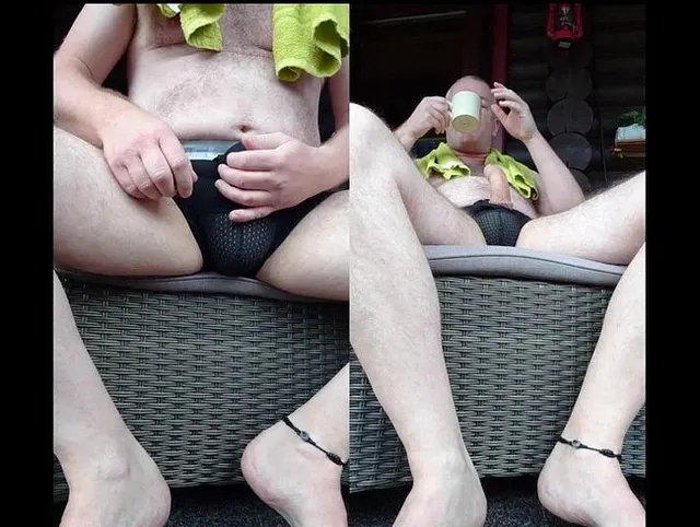 Outdoor im Sexy Slip 1