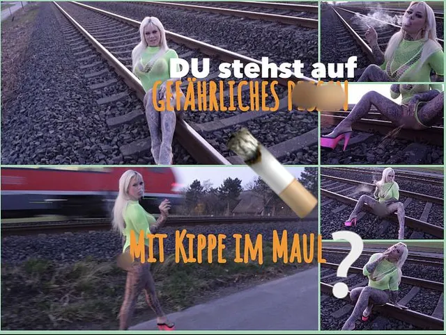 DU stehst auf gefährliches PISSEN mit KIPPE im MAUL?