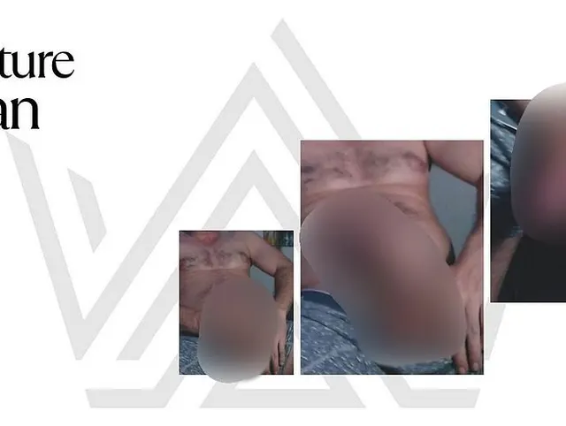 Mann masturbiert seinen riesigen Schwanz