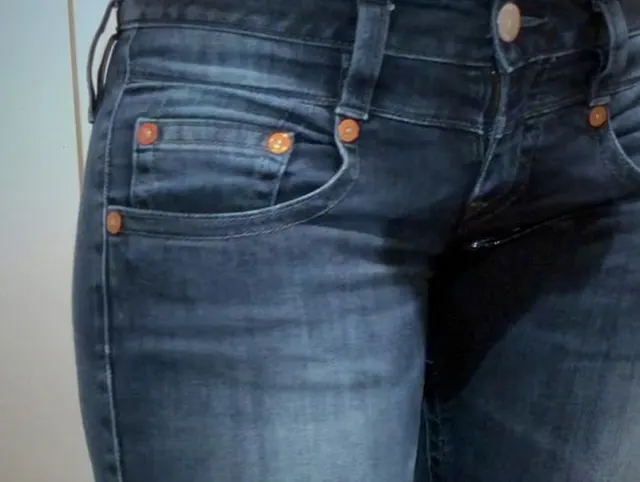Es geht los, der 1. Jeanspiss (lautlos!)