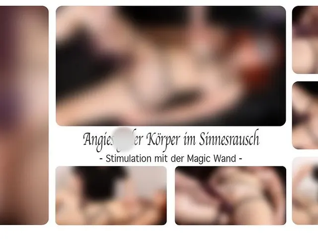 Angies geiler Körper im Sinnesrausch - Stimulation mit der Magic-Wand