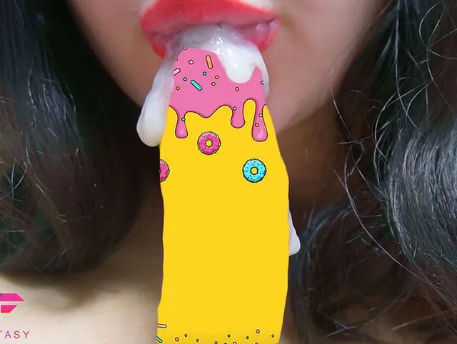 Schulmädchen Blowjob Nahaufnahme Oral Creampie