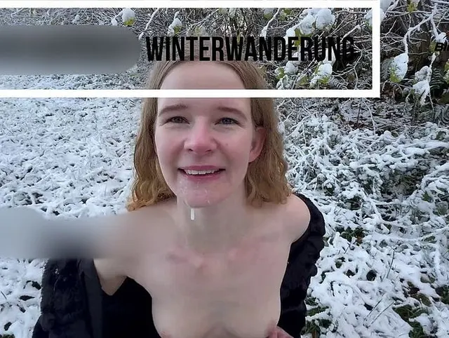 Facial in die Fresse im Winterwunderland!