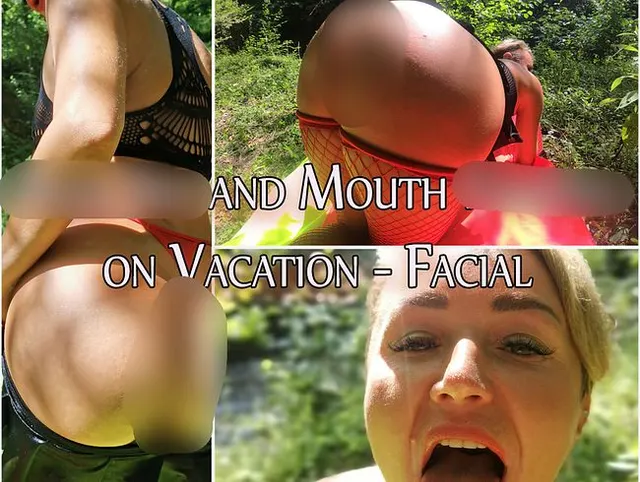 Analsex Und Mund Ficken Im Urlaub - Gesichtsbehandlung