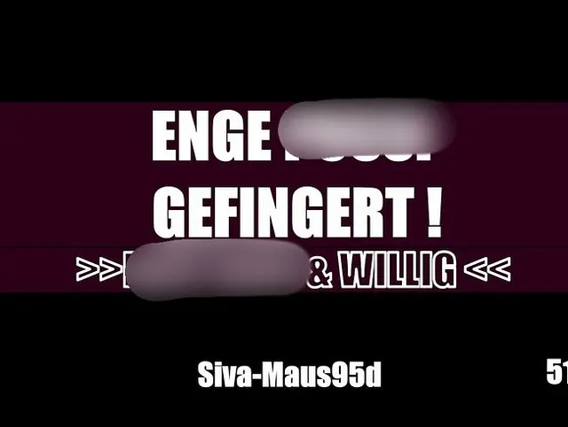 Enge Pussi gefingert - MILF NASS & WILLIG
