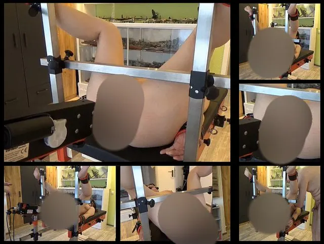 Harter Fick mit der Fickmaschine Wehrlos ohne Ende 4