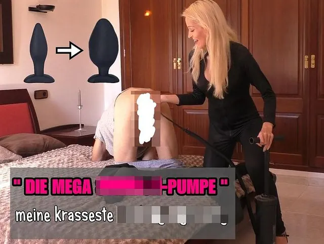 Meine krasseste Anal-Entjungferung: "DIE MEGA STRAPON-PUMPE" !!!