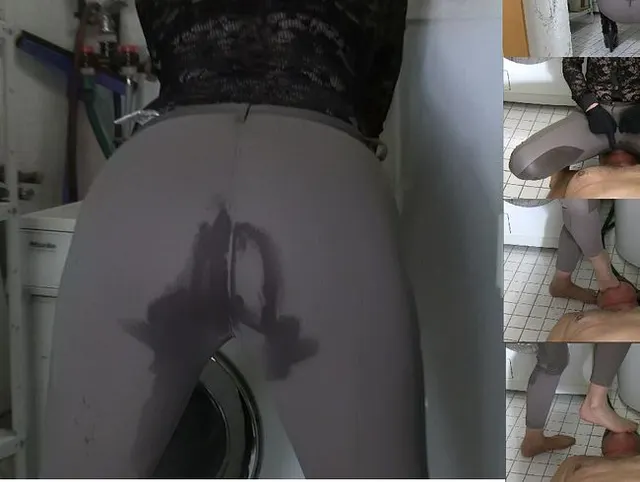 In die Reithose gepisst,  Facesitting beim Sklaven