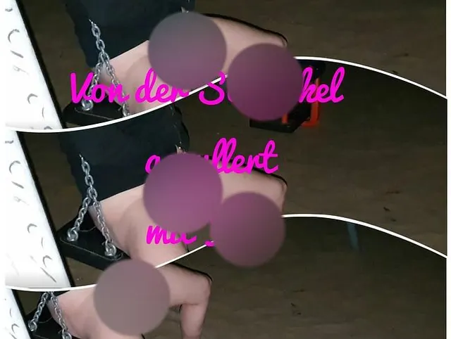 Von der Schaukel gepullert
