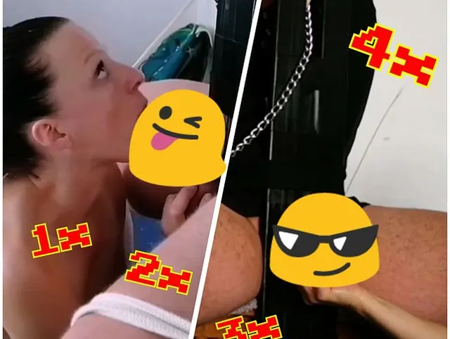 der Spermamarathon geht weiter: 4x SPERMA in Folge