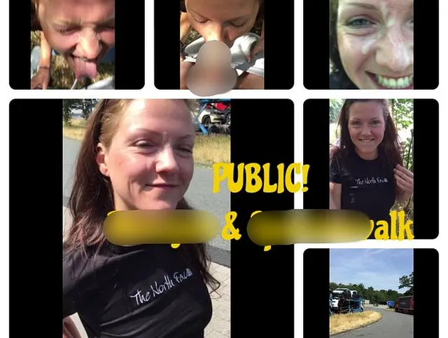 Zu KRASS?!? Public Spermawalk zwischen den Autofahrern!