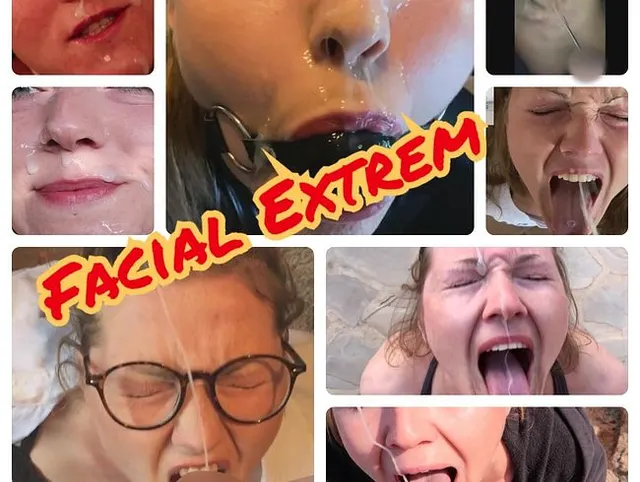FACIAL EXTREM! Best off Gesichtsbesamung!