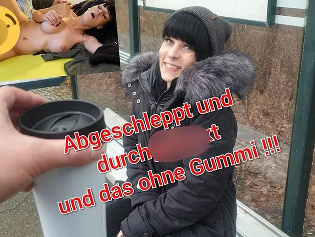 Public abgeschleppt und durchgefickt Heftiger AO Creampie
