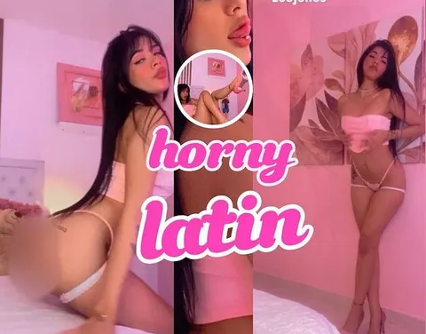 Horny girl in her room