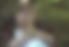 Nixxie smokes naked in the woods