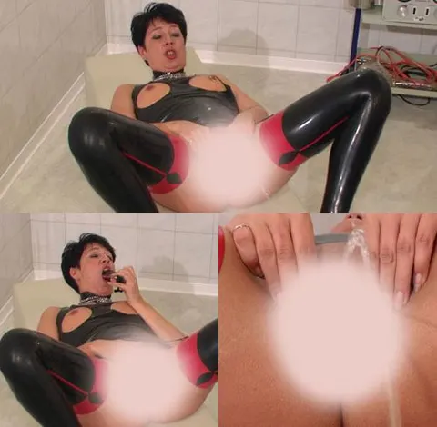 Pissen durch Spekulum