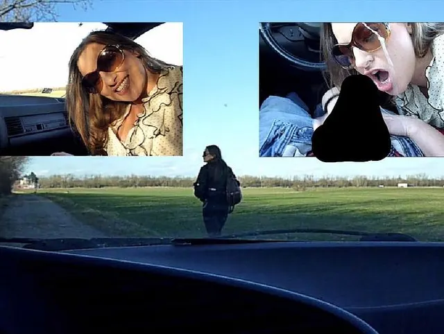 Blowjob im Auto